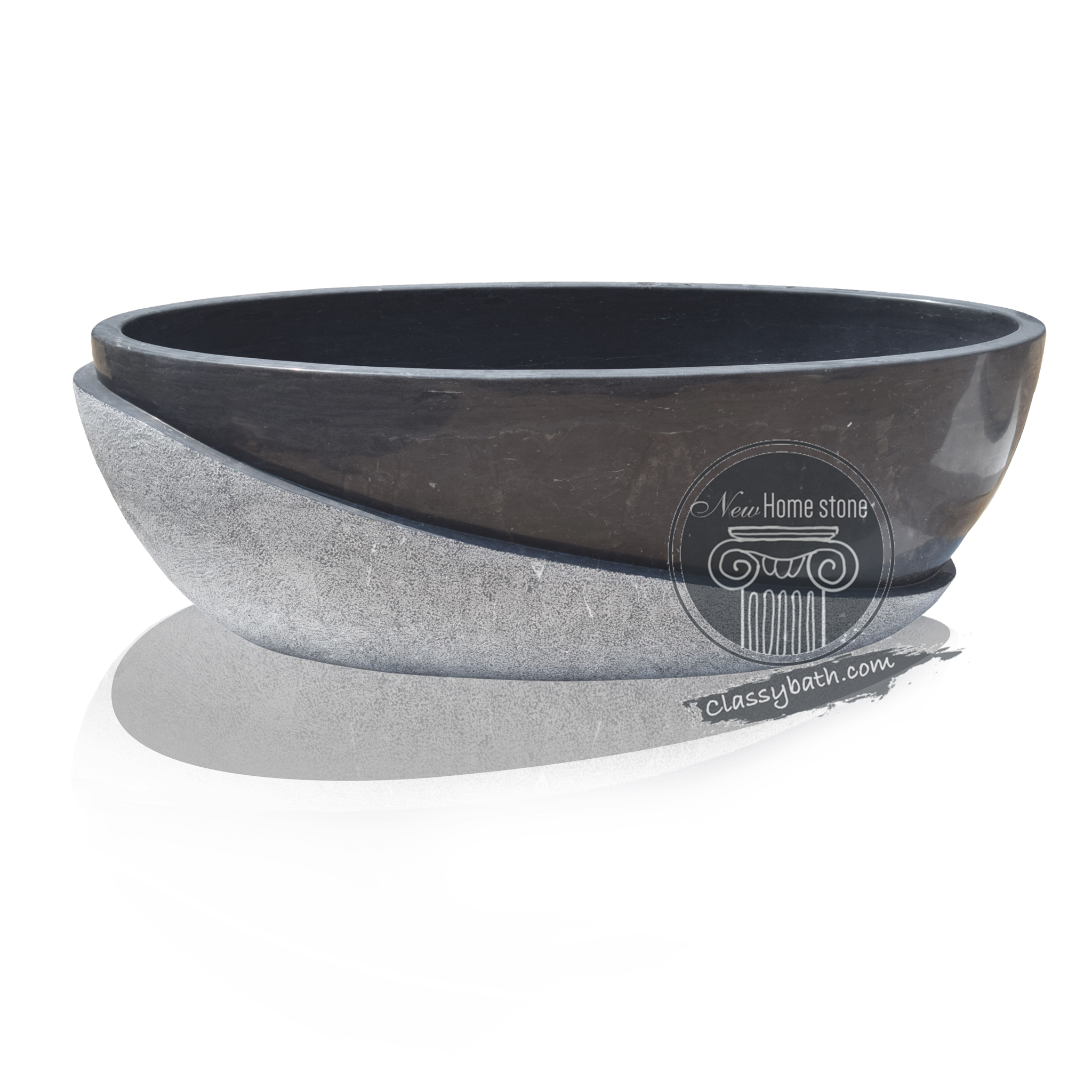 Granite bathtub