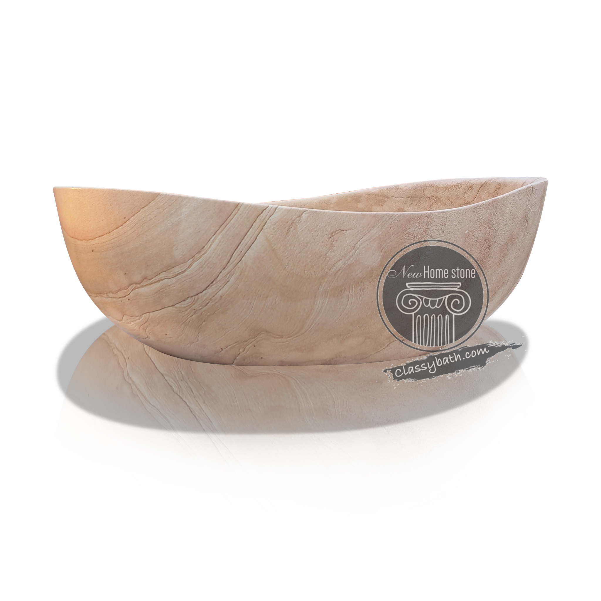 Marble bathtub made by sandstone