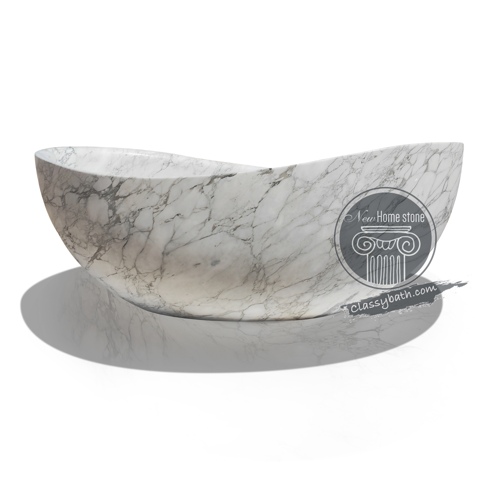 Papillon stone bathtub