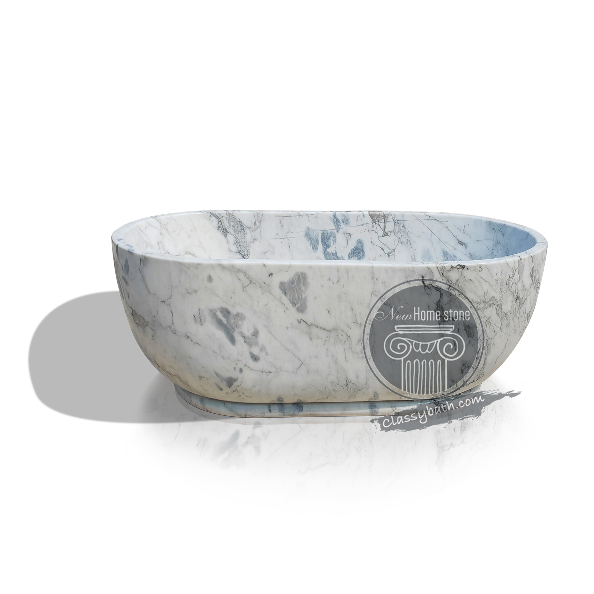 Marble soaking tub