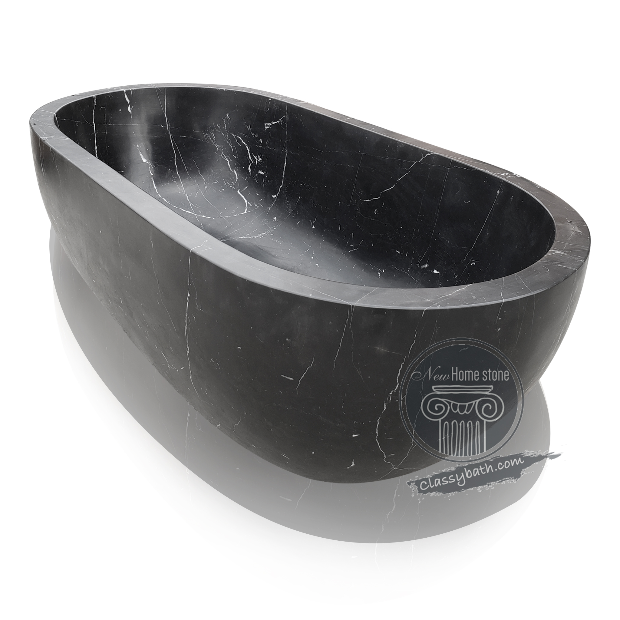 black marble tub