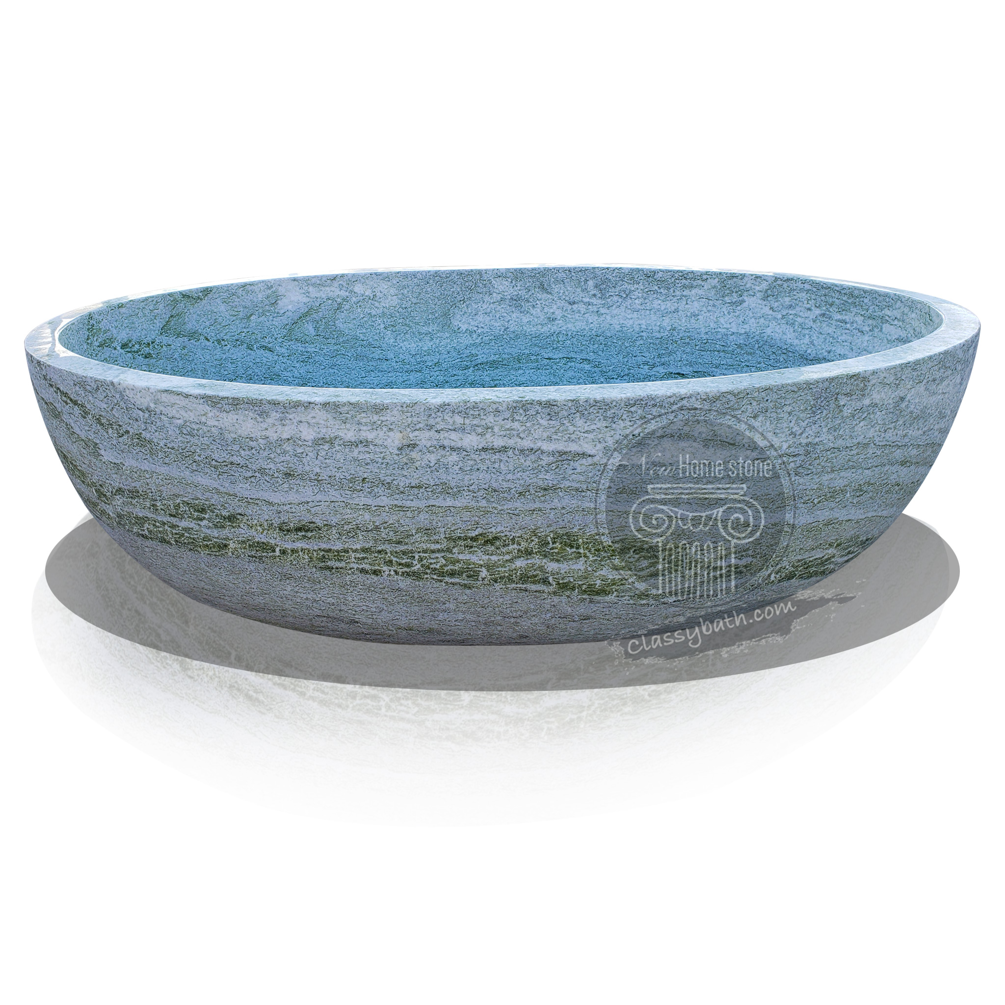 Luxury natural stone bathtub