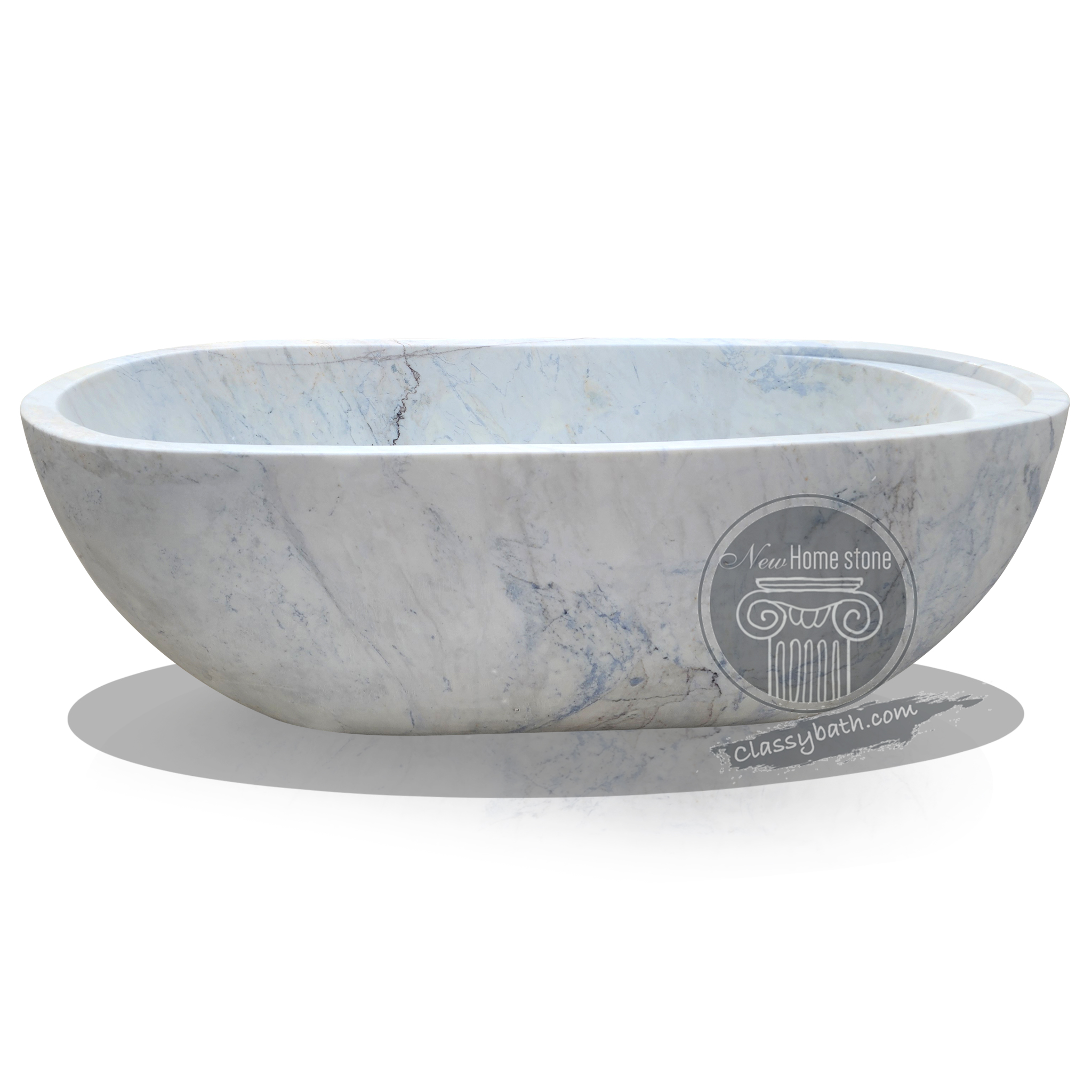 arabescato marble tub