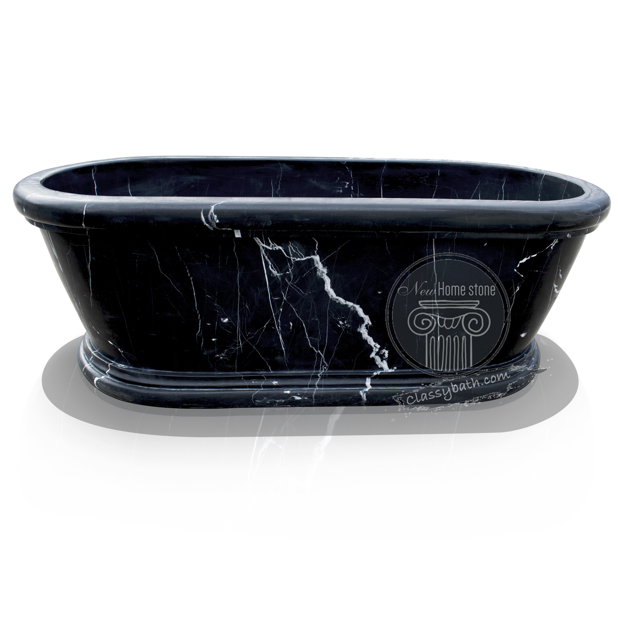 black marble tub