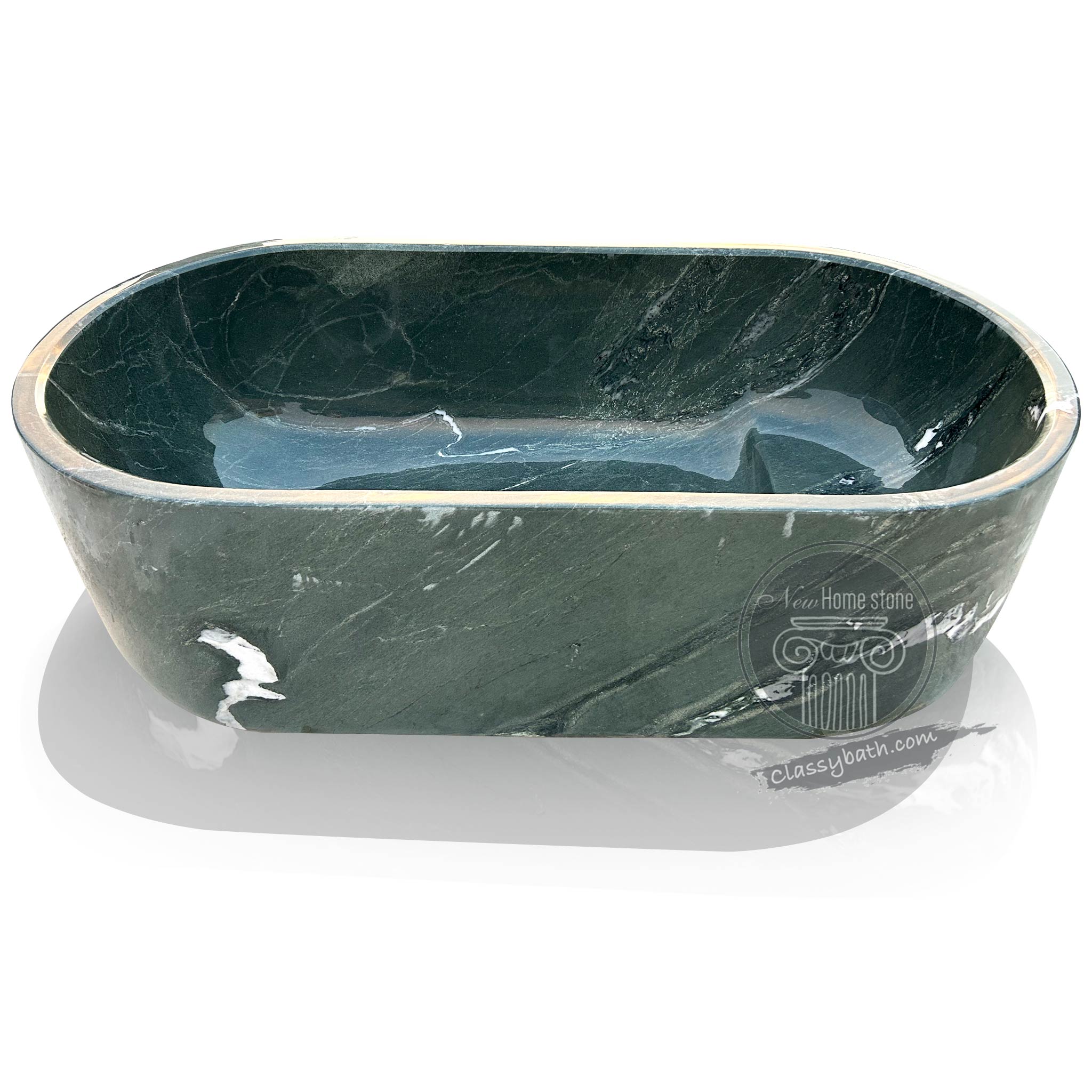 Dark Green bathtub