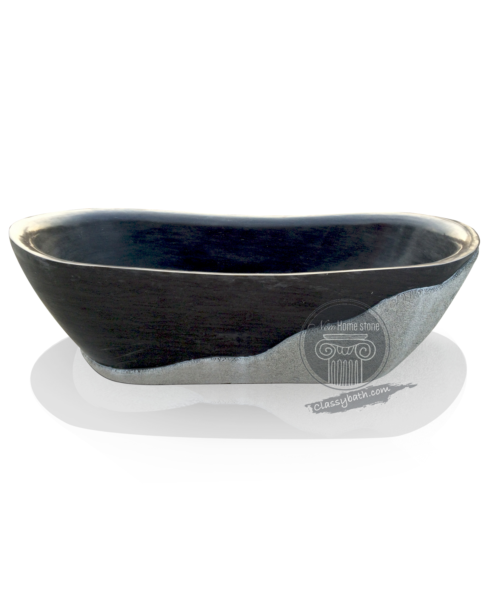 Stone freestanding tub