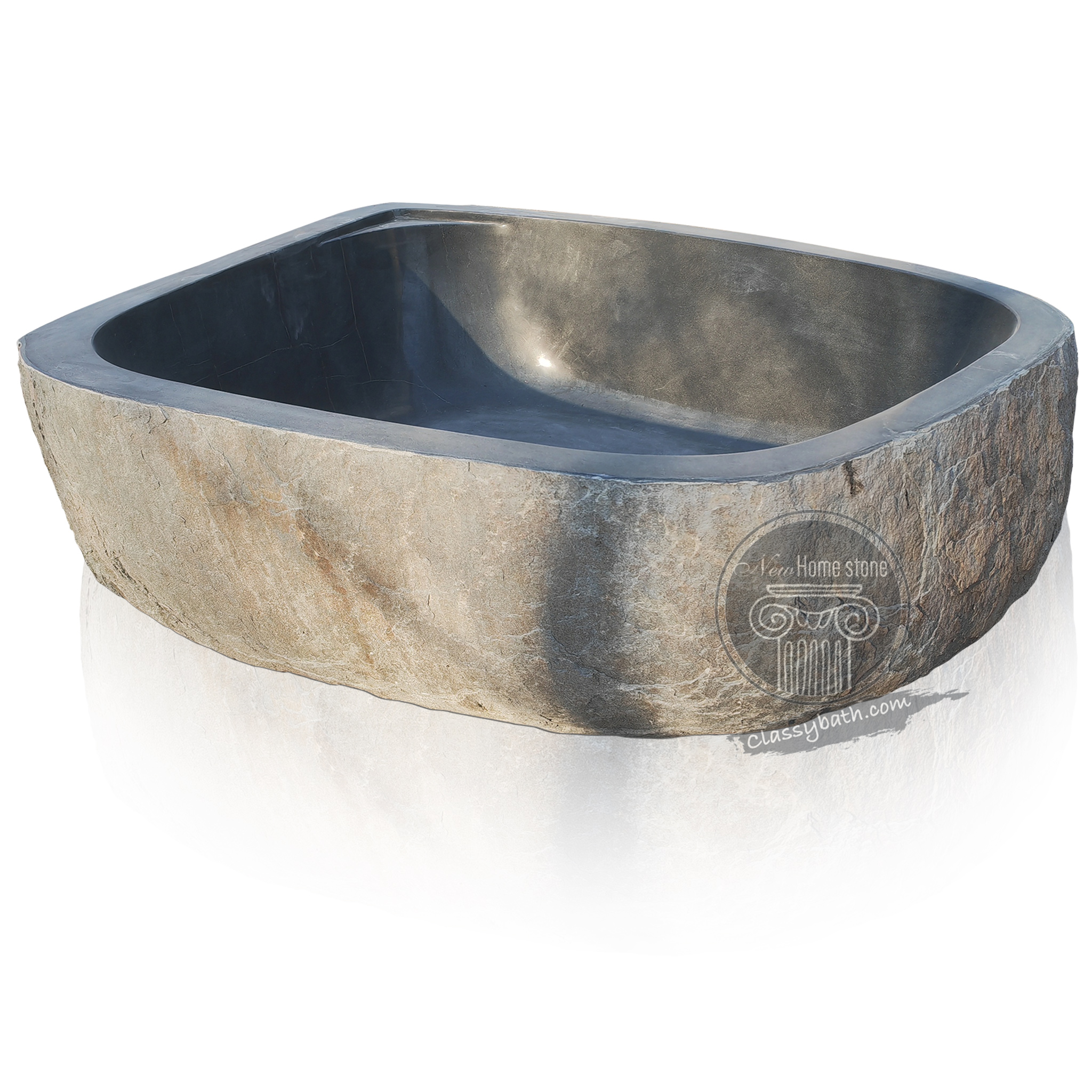 Riverstone Square Freestanding Bathtub