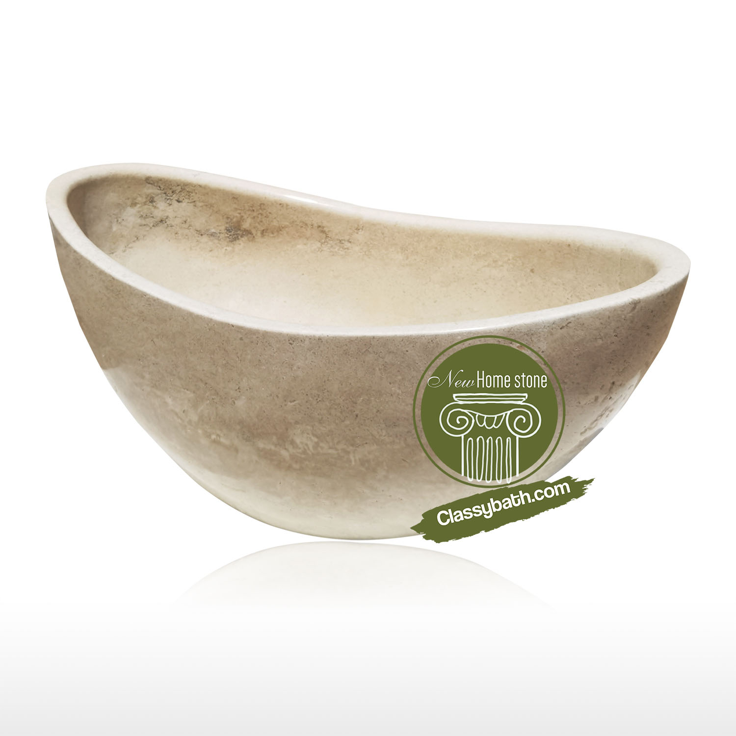 Freestanding Oval Bathtub